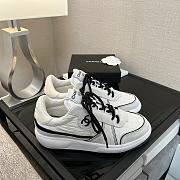 Colestore Chanel 25P Tweed & Calfskin Sneakers White - 6