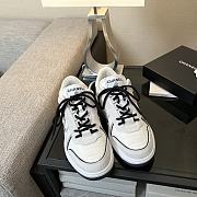 Colestore Chanel 25P Tweed & Calfskin Sneakers White - 3