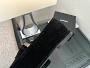 Colestore Chanel Suede Loafers with Gold CC Logo Black - 6