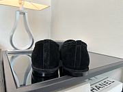 Colestore Chanel Suede Loafers with Gold CC Logo Black - 5