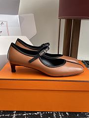 Colestore Hermes Mary Jane Lilibeth Camel Tan - 6