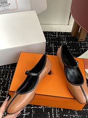 Colestore Hermes Mary Jane Lilibeth Camel Tan - 5