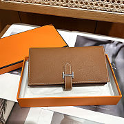 Colestore Hermes Bearn Soufflet Epson Leather 17.5x9.5cm - 1