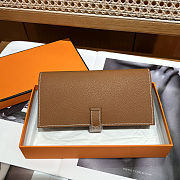 Colestore Hermes Bearn Soufflet Epson Leather 17.5x9.5cm - 4