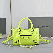 Colestore Balenciaga Le City Bag Nano in Granny Green 18x12x6cm - 1