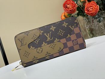 Colestore Louis Vuitton Zippy Damier Ebene Landscape 21 x 10 x 2.5cm
