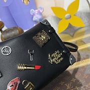 Colestore Louis Vuitton Side Trunk MM Black Calfskin leather 23.5x8.5x16cm - 2