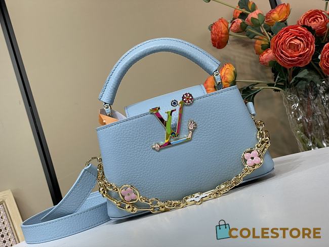 Colestore Louis Vuitton LV x TM - Sac Capucines East West Mini 22x12x8cm - 1