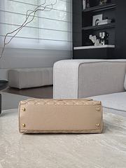 Colestore Chanel Caviar Quilted Coco Handle Flap Beige 18x29x12cm - 6