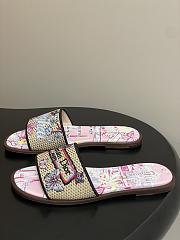 Colestore Dior Dway Slides Shanghai Limited Edition Pink  - 6