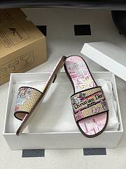 Colestore Dior Dway Slides Shanghai Limited Edition Pink  - 3