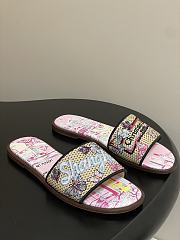 Colestore Dior Dway Slides Shanghai Limited Edition Pink  - 2