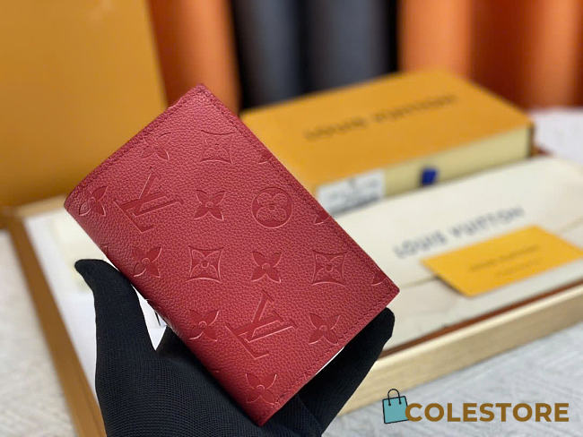 Colestore  Louis Vuitton Zippy Wallet Burgundy 13.5x9.5x3.5cm - 1