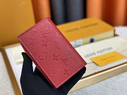 Colestore  Louis Vuitton Zippy Wallet Burgundy 13.5x9.5x3.5cm - 4