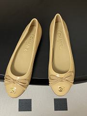 Colestore Chanel Ballet Flats Beige Patent Leather  - 4