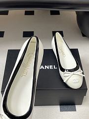 Colestore Chanel Ballet Flats White Patent Leather  - 2