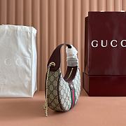 Colestore Gucci Ophidia Small Shoulder Bag Rosso Ancora Red Leather Trim 20x14.5x4cm - 6