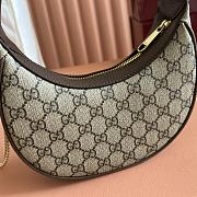 Colestore Gucci Ophidia Small Shoulder Bag Brown Leather Trim 20x14.5x4cm - 3