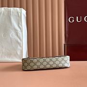 Colestore Gucci Ophidia Small Shoulder Bag Rosso Ancora Red Leather Trim 26x15x6.5cm - 5