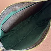 Colestore Gucci Ophidia Small Shoulder Bag Brown Leather Trim 26x15x6.5cm - 4
