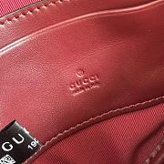 Colestore Gucci Heart-Shaped GG Marmont Mini Bag in Red 13.5x11.5x2.5cm - 2