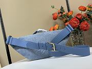 Colestore Louis Vuitton Rush Fanny Pack Denim Blue 15 x 8 x 30cm - 6