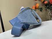 Colestore Louis Vuitton Rush Fanny Pack Denim Blue 15 x 8 x 30cm - 5