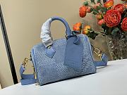Colestore Louis Vuitton Speedy 18 Bandoulière Bag Denim Blue 12 x 10 x 18cm - 1