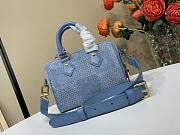 Colestore Louis Vuitton Speedy 18 Bandoulière Bag Denim Blue 12 x 10 x 18cm - 5