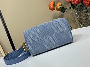Colestore Louis Vuitton Speedy 18 Bandoulière Bag Denim Blue 12 x 10 x 18cm - 4