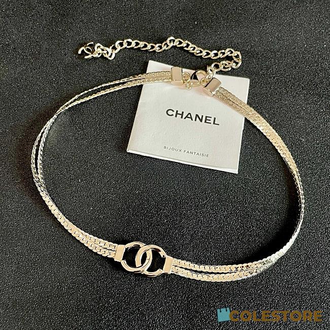 Colestore  Chanel Vintage Letter Necklace - 1