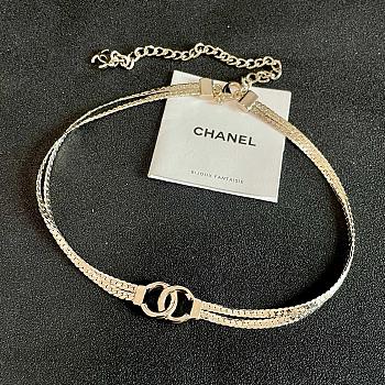 Colestore  Chanel Vintage Letter Necklace
