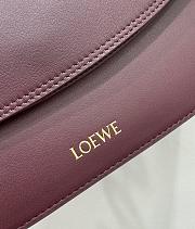 Colestore Loewe Medium Ola Bag in Red Smooth Calfskin 26x16x18cm - 6