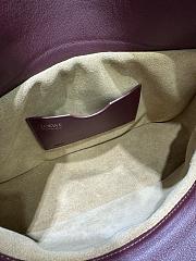 Colestore Loewe Medium Ola Bag in Red Smooth Calfskin 26x16x18cm - 3