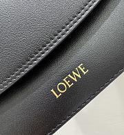 Colestore Loewe Medium Ola Bag in Black Smooth Calfskin 26x16x18cm - 3
