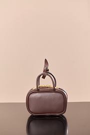 Colestore Miu Miu Beau Leather Micro-Bag Briarwood 11x7x4cm - 2