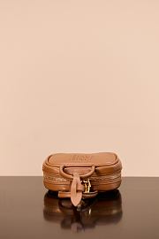 Colestore Miu Miu Beau Leather Micro-Bag Cognac 11x7x4cm - 6