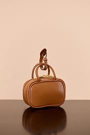 Colestore Miu Miu Beau Leather Micro-Bag Cognac 11x7x4cm - 5