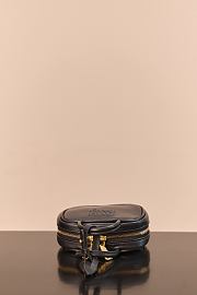 Colestore Miu Miu Beau Leather Micro-Bag Black 11x7x4cm - 5