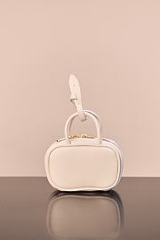 Colestore Miu Miu Beau Leather Micro-Bag White 11x7x4cm - 5