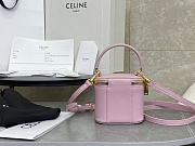 Colestore Celine Mini Vanity Case In Smooth Calfskin Light Pink 9.5x8x9cm - 4