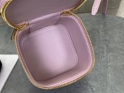 Colestore Celine Mini Vanity Case In Smooth Calfskin Light Pink 9.5x8x9cm - 3
