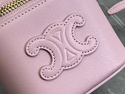 Colestore Celine Mini Vanity Case In Smooth Calfskin Light Pink 9.5x8x9cm - 2