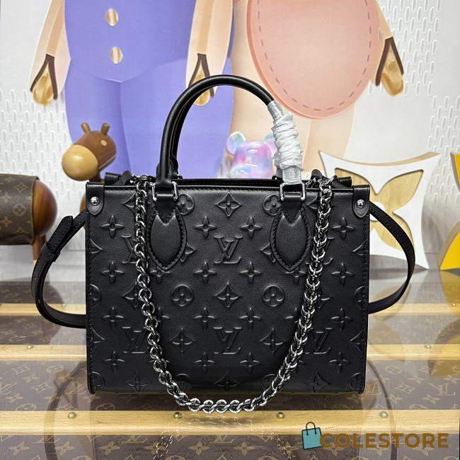 Colestore Louis Vuitton OnTheGo PM Black 25x11.5x19cm - 1