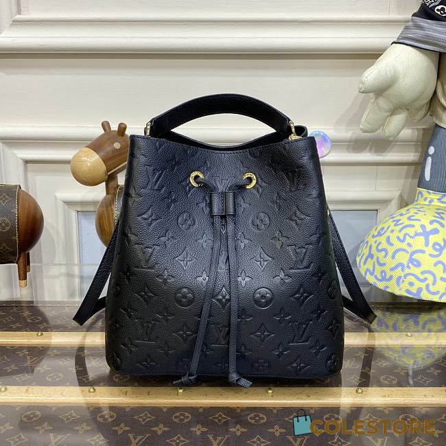 Colestore Louis Vuitton NéoNoé MM Monogram Empreinte Black 26x17.5x26cm - 1