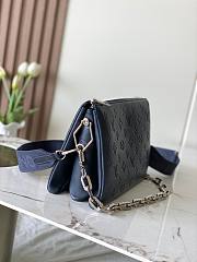 Colestore Louis Vuitton Coussin PM Navy Blue Silver Hardware 26x20x12cm - 6