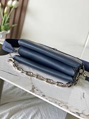Colestore Louis Vuitton Coussin PM Navy Blue Silver Hardware 26x20x12cm - 5