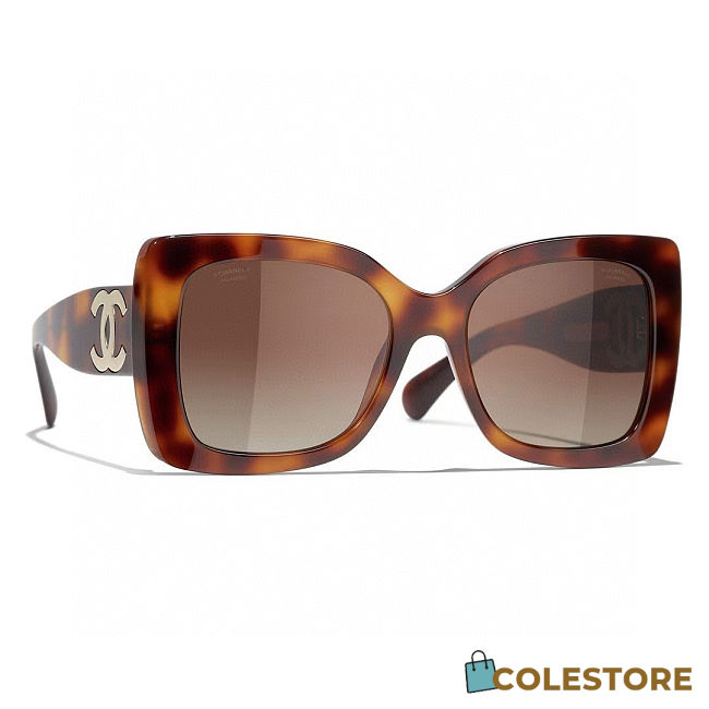Colestore Chanel Square Polarized CC Sunglasses - 1