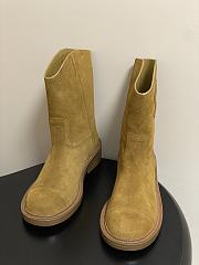 Colestore Chanel Camel Suede Cowboy Boots  - 1