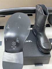 Colestore Chanel Black Cowboy Boots  - 5
